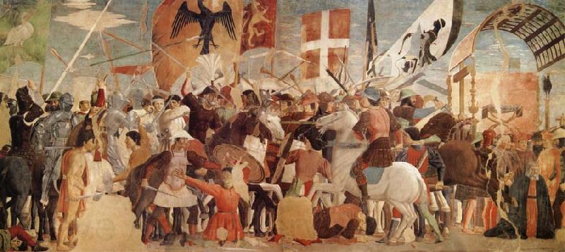 Piero della Francesca The Battle of Heraclius and Chosroes Spain oil painting art